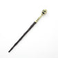 Round Sculpt Resin Magic Wand With Solid Metal Core, Dark Character Cosplay Decor, Style 31