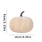 Ins Flocked Pumpkin Figurine, Halloween & Christmas Party Desktop Ornament, Ideal Indoor Festive Decoration, Cream White 10cm