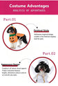 Fun Pet Holiday Wear, Decor Supplies For Halloween Christmas Themed Celebration Events, Size S