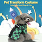 S Size Black Orchid Pet Costume, Fancy Dress for Halloween & Christmas, Lightweight for 2-3 kg Dogs and Cats