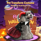 S Size Holly Berry Pet Costume, Fancy Dress for Halloween & Christmas, Lightweight for 2-3 kg Dogs and Cats