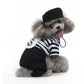 S Size Kaleido Stripe Pet Costume, Fancy Dress for Halloween & Christmas, Lightweight for 2-3 kg Dogs and Cats