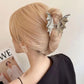 Halloween & Christmas Matte Black Bat Design Metal Hair Claw, Stylish Back Section Hair Clip For Festival Outfits