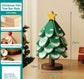 Green Christmas Tree 4-Tier Star Pattern Heat Resistant Trivet, Household Pot Pad, Holiday Gift for Christmas & Halloween