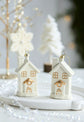 Festive Hanging Decor for Christmas and Halloween, Chimney House Shaped Ornament, Party Scene Layout Accessory