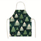 Santa Christmas & Halloween Apron, 56x45 cm Light Cotton Linen, lightweight and breathable, standard fit, wonderful as a gift for friends and family.