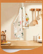 Candy Christmas & Halloween Apron, 75x65 cm Heavy Cotton Linen, sturdy and durable, large size offers extra coverage, quick-drying material, easy to clean after spills.