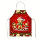 Winter Christmas & Halloween Apron, 75x65 cm Light Cotton Linen, lightweight and breathable, large size offers extra coverage, provides extra warmth for cold winter events.