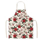 Celebration Christmas & Halloween Apron, 56x45 cm Light Cotton Linen, lightweight and breathable, standard fit, reinforced stitching for durability.