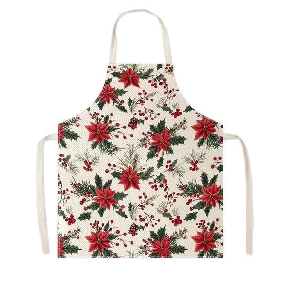 Celebration Christmas & Halloween Apron, 56x45 cm Heavy Cotton Linen, sturdy and durable, standard fit, reinforced stitching for durability.