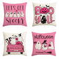 4PC Halloween & Christmas Themed Decorative Pillow Cover, Style 7, Suitable For Sofa, Living Room, Bedroom, 45x45cm Does Not Include Pillow Core, Wrinkle‑resistant Cushion Cover For Festive Home Arrangement