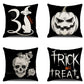 Style 1‑9 4PC Decorative Pillow Cover, Halloween & Christmas Home Decor, Suitable For Sofa, Living Room, Bedroom, 45x45cm Does Not Include Pillow Core, Cozy Feel Cushion Cover For Leisure Area Decoration