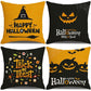 Decorative Pillow Cover 4PC, Halloween & Christmas Home Party Essential, Style 41, Suitable For Sofa, Living Room, Bedroom, 45x45cm Does Not Include Pillow Core, Indoor Layout Accent Cushion Cover For Family Festival Time