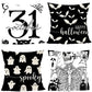4PC Festive Household Pillow Cover For Christmas & Halloween, Style‑67, Suitable For Sofa, Living Room, Bedroom, 45x45cm, Pillow Insert Not Included, Breathable Material Cushion Cover For Comfortable Indoor Environment
