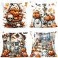 4PC Halloween & Christmas Themed Decorative Pillow Cover, Style‑59, Suitable For Sofa, Living Room, Bedroom, 45x45cm, Pillow Insert Not Included, Fade‑proof Cushion Cover For Long‑time Ornament Effect