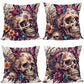 4PC Themed Household Pillow Cover For Halloween & Christmas, Style‑80, Suitable For Sofa, Living Room, Bedroom, 45x45cm, Pillow Insert Not Included, Fade‑resistant Cushion Cover For Seasonal Home Renovation
