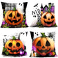 Christmas & Halloween Household Decor 4PC Pillow Cover, Style‑96, Suitable For Sofa, Living Room, Bedroom, 45x45cm, Pillow Insert Not Included, Soft Touch Cushion Cover For Casual Festive Home Layout