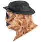 Top Hat Decor Scarecrow Latex Mask, Retro Terror Full Head Cover for Halloween Masquerade Ball, Haunted Venue Decor and Christmas Themed Performance, Model 40559