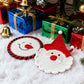 Apple Shaped Universal Cup Coasters Pack of 2, Christmas & Halloween All-scene Table Decor, Sweet Tiny Holiday Gift, Multi-size Cup Heat Insulation Anti-slip Mat