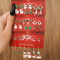 E1253-1 Cute Holiday Piercing Earrings, Christmas & Halloween Photo Prop Decor Jewelry, Versatile Daily Outfit Matching Studs, Thoughtful Holiday Giveaway Gift