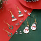E1253-1 Cute Holiday Piercing Earrings, Christmas & Halloween Photo Prop Decor Jewelry, Versatile Daily Outfit Matching Studs, Thoughtful Holiday Giveaway Gift