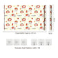 Cartoon Pattern Retractable Pet Gate, Large 78x130cm Tomato Cat Print, Cat Escape‑proof Partition Barrier, Indoor Safety Fence, Christmas & Halloween Decorative Pet Gear, Nice Holiday Present