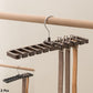Dual‑Tone Wardrobe Accessory Hanger,10‑Slot Multi‑Function Storage Holder for Belts Scarves Ties,Brown & Black 2‑Pack,Closet Tidy Tool,Christmas Halloween Household Practical Gift