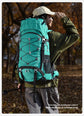 Versatile Outdoor Trekking Backpack 60L Black,Nylon Travel Rucksack Supplied With Rain Cover,Robust Pack for Camping Hiking & Touring,Christmas Halloween Practical Holiday Present