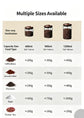 Transparent Brown Lid Glass Airtight Storage Vessel 600ml Round High Borosilicate Jar,Multi‑Use Sealed Canister for Coffee Beans Tea & Ground Coffee,Pantry Sorting Gadget,Christmas Halloween Practical Kitchen Gift