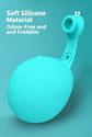 Portable 304 Stainless Steel Pet Water Bottle, Tiffany Blue Water Container Equipped With Black Lanyard, Collapsible Silicone Dog Bowl, Outdoor Hiking Walking Supply, Christmas Halloween Practical Pet Gift
