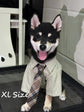 Casual Thin Spring Summer Pet Shirt, Smart Collared Outfit Complete With Tie, Green, Size XL, Back Length 39cm, For 11‑14kg Pets, Christmas Halloween Pet Owner Gift