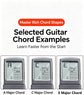 Pocket Guitar Chord Trainer, Portable Guitar Finger Practice Aid, Professional Finger Exercise Tool for Chord & Scale Drills, Beginner Friendly Guitar Accessory, Christmas Halloween Music Lover Gift
