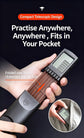 Pocket Guitar Chord Trainer, Portable Guitar Finger Practice Aid, Professional Finger Exercise Tool for Chord & Scale Drills, Beginner Friendly Guitar Accessory, Christmas Halloween Music Lover Gift