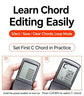 Pocket Guitar Chord Trainer, Portable Guitar Finger Practice Aid, Professional Finger Exercise Tool for Chord & Scale Drills, Beginner Friendly Guitar Accessory, Christmas Halloween Music Lover Gift