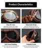 Retro Harley Bronze Motorcycle Helmet Goggles, Windproof Dustproof Off-Road Riding Glasses for Outdoor Cycling, Bronze Frame with Yellow Lens, Christmas Halloween Biker Gift