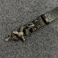Punk Style Metal Sheep Head Rivet Belt, Vintage Distressed Unisex Strap, Edgy Subculture Waist Chain, Sheep Head Design, 3.8cm Width, 115cm Length, Christmas & Halloween Fashion Gift