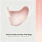 Gradient Version Bean Paste Pink One Size | Gradient Ice Silk Sun Cover | Halloween Gentle Style Gift | Gradient UV Protection Breathable Face Mask