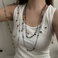 Mixed Size Star Layered | Y2K Dual-size Star Necklace | Halloween Galaxy Style Gift | Stacked Big-small Star Clavicle Chain Cool Spicy Girl Accessory