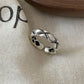 JZ1198 High Polish Band | Retro Silver High Shine Ring | Halloween Bright Shiny Gift | Fade-Proof Adjustable High Polished Shiny Women&
