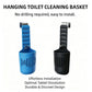 Black Metal Hook | Minimalist Toilet Tank Cleaner Holder | Halloween Home Essential Gift | Waterproof No-Punch Hanging Block Stand