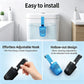 Black Metal Hook | Minimalist Toilet Tank Cleaner Holder | Halloween Home Essential Gift | Waterproof No-Punch Hanging Block Stand