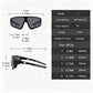Black Frame Purple Mercury | Mysterious Stylish Riding Goggles | Halloween Personality Gift | Eye-Catching Reflective Cool Cycling Sunglasses