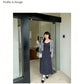 Dark Gray Size 5XL (Recommended 110-130kg / 242.5-286.6lbs) | Maximum Plus Size Dress Suit | Halloween Inclusive Fit Gift | Ultra Roomy Long Sleeve Cardigan Floral Slip Dress