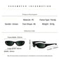 Tea Frame Dark Gray Lens | Y2K Maillard Retro Sunglasses | Halloween Vintage Y2K Aesthetic Gift | UV Blocking Retro Riding Beach Photo Sun Glasses