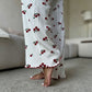 Pink Leopard Size XL | Plus Size Pink Leopard Loungewear | Halloween Bold Curvy Gift | Roomy Flared Sleeve Long Pants Women&