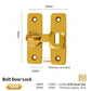 Gold 90°/180° Universal Door Latch Bolt with Screws | Halloween Premium Decor Gift | Golden Finish Door Lock Buckle Decorative Security Door Clasp