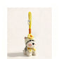 Yellow Flower Schnauzer Plush Pendant | Christmas Warm Sunny Gift | Bright Floral Stuffed Dog Charm Cute Mini Plush Doll Exquisite Gift