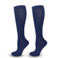 Flat Panel Navy Blue Compression Calf Socks Size L/XL (39-42) | Halloween Workwear Classic Gift | Flat Navy Compression Socks for Office Long Standing
