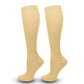 Flat Panel Nude Compression Calf Socks Size S/M (35-38) | Christmas Natural Basic Gift | Slim Flat Nude Calf Support Socks for Travel & Commute
