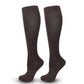 Flat Panel Coffee Brown Compression Calf Socks Size S/M (35-38) | Halloween Earthy Fit Gift | Slim Flat Coffee Brown Calf Support Socks for Walking & Work